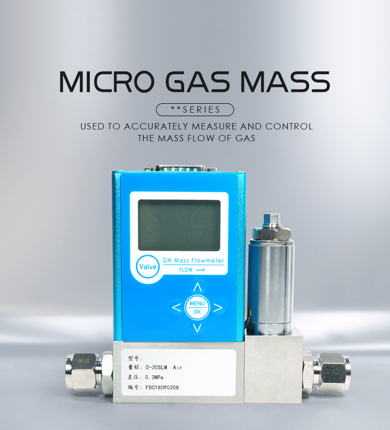 Used to accurately measure and control the mass flow of gas